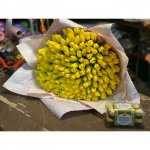 Букет с тюльпанами &laquo;Солнце&raquo;