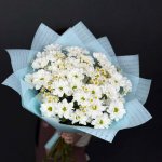 Букет с хризантемами &laquo;Ромашечка&raquo;