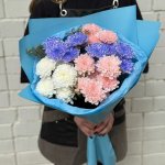 Букет с хризантемами &laquo;Краски светлого&raquo;