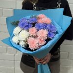 Букет с хризантемами &laquo;Краски светлого&raquo;