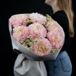 Букет с хризантемами &laquo;Ближе всех&raquo;