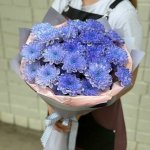 Букет из кустовых хризантем &laquo;Притяжение&raquo;