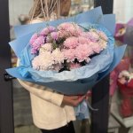 Букет из хризантем &laquo;Огонь&raquo;