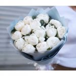 Букет из белых пионов &laquo;Самый мощный&raquo;