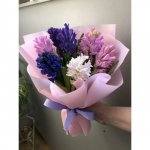 Букет с гиацинтами &laquo;Свежесть&raquo;