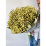 Букет с гипсофилой &laquo;Солнышко&raquo;