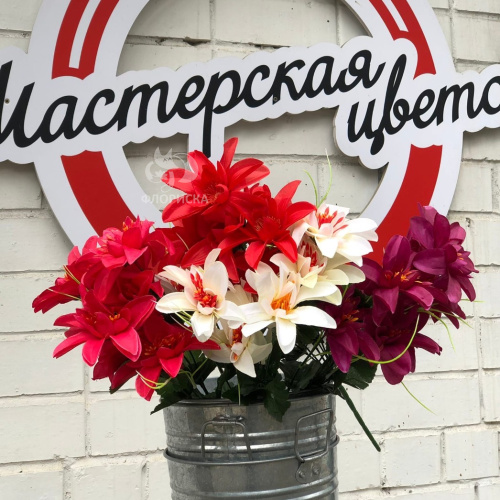 Букет искусственный «‎Лотос» в Сыктывкаре от магазина «Флориска»