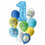 Композиция из шаров &laquo;Мне годик&raquo;