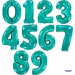 Воздушный шар &laquo;Тиффани цифра&raquo;