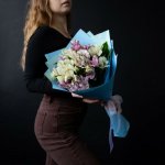 Букет с альстромериями &laquo;Сезонное безумие&raquo;