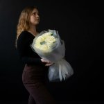 Букет с розами &laquo;Французский&raquo;