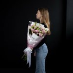 Букет с эустомой &laquo;Нежность&raquo;