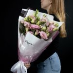 Букет с эустомой &laquo;Нежность&raquo;