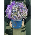 Цветы в коробке &laquo;Туман&raquo;