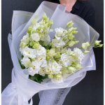 Букет из 7 белых эустом &laquo;Невеста&raquo;