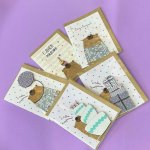 Открытка ручной работы  &laquo;С днем рождения&raquo;