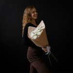 Букет с хризантемой &laquo;Совершенный&raquo;