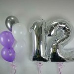 Композиция из шаров &laquo;12&raquo;