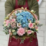 Цветочная композиция &laquo;Голубые грёзы&raquo;