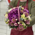 Цветы в корзине  &laquo;Аметист&raquo;