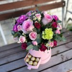 Цветы в коробке &laquo;Цветочный вальс&raquo;