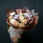 Сборный букет &laquo;Лазурь&raquo;