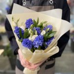 Букет с гиацинтами  &laquo;Бинго&raquo;