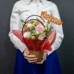 Цветочная композиция &laquo;Химия&raquo;