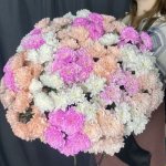 Букет из хризантем &laquo;Небесной вдохновение&raquo;