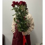 Роза метровая &laquo;Красная 100 см&raquo;