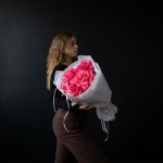 Букет с французскими розами &laquo;Хрупкость&raquo;