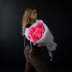 Букет с французскими розами &laquo;Хрупкость&raquo;