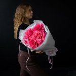 Букет с французскими розами &laquo;Хрупкость&raquo;