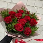 Букет с розами &laquo;Марта&raquo;