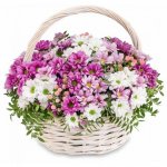 Цветы в корзине &laquo;Сладкий сон&raquo;