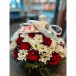 Цветы в корзине &laquo;Элита&raquo;