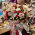 Цветы в коробке &laquo;Зимнее серебро&raquo;