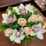 Цветы в коробке &laquo;Нотки любви&raquo;