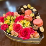 Сладкая композиция &laquo;Сладкое сердце&raquo;