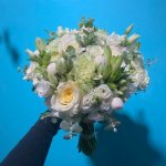 Букет невесты &laquo;Лед и пламя&raquo;
