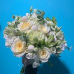 Букет невесты &laquo;Лед и пламя&raquo;