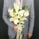 Букет невесты с каллами &laquo;Элегантность&raquo;