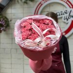 Букет из 25 розовых гвоздик &laquo;Нежный&raquo;