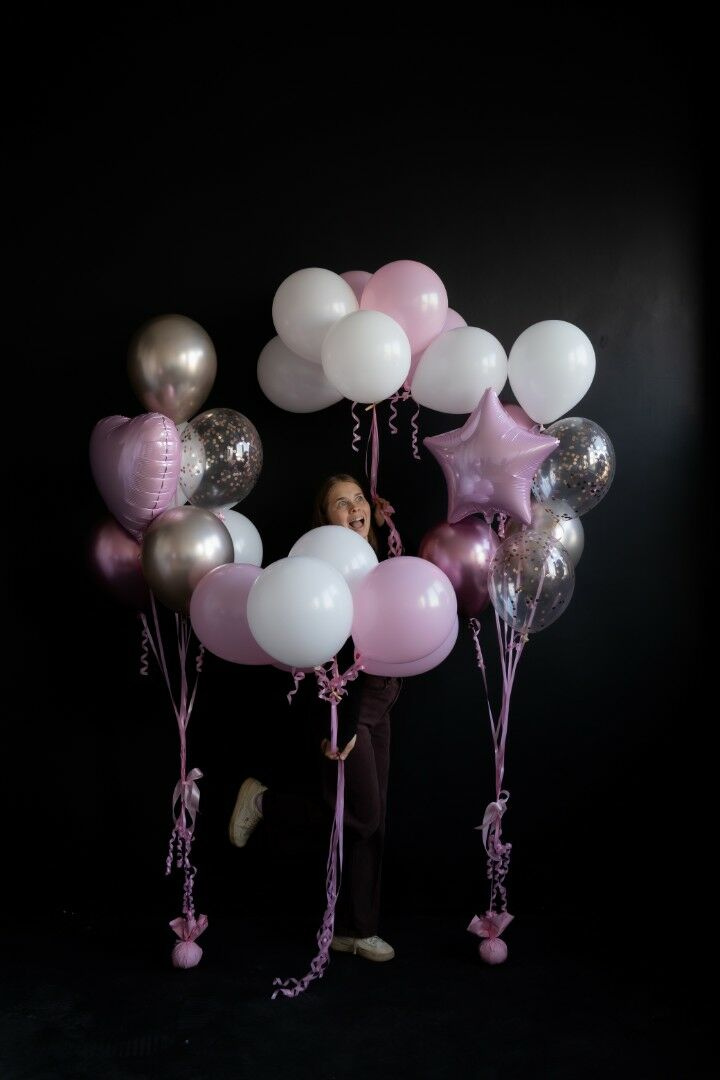 Композиция из шаров «Сюрприз»