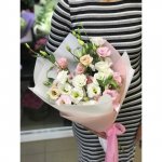 Букет с эустомой &laquo;Дышу тобой&raquo;