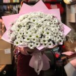 Букет с хризантемами &laquo;Гигант&raquo;