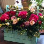 Цветы в корзине &laquo;Весеннее настроение&raquo;