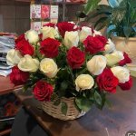 Цветы в корзине &laquo;Нежное восхищение&raquo;