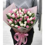 Букет с тюльпанами &laquo;Нежность твоя&raquo;