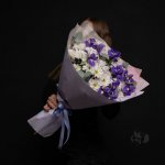 Сборный букет &laquo;Анютины глазки&raquo;